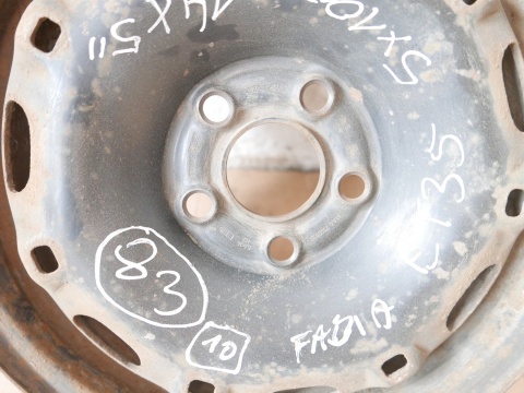 Felga stalowa 14 14x5 5x100 et35 6Q0601027C SKODA FABIA I 6Y 99-04