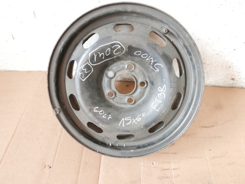 Felga stalowa 15 5x100 15x6 et38 1J0601027Q AUDI A3 8L FL 00-03