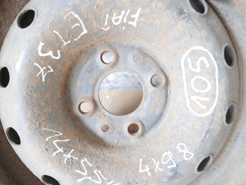 Felga stalowa 14 4x98 14x5,5 et37 FIAT DOBLO I 00-04
