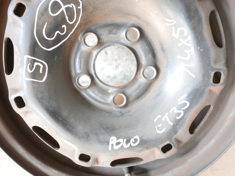 Felga stalowa 14 14x5 5x100 et35 6Q0601027C VW POLO IV 9N 01-05