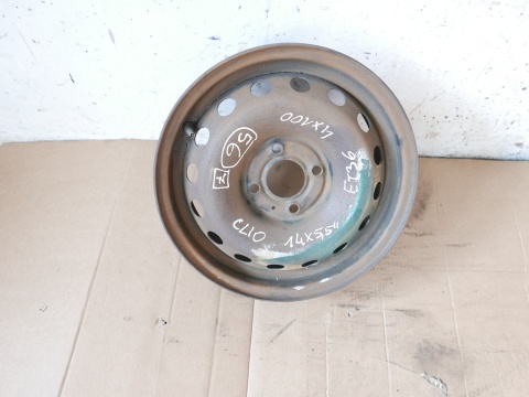 Felga stalowa 14 14X5,5 4X100 ET 36 ET36 RENAULT CLIO II