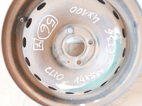 Felga stalowa 14 14X5,5 4X100 ET 36 ET36 RENAULT CLIO II