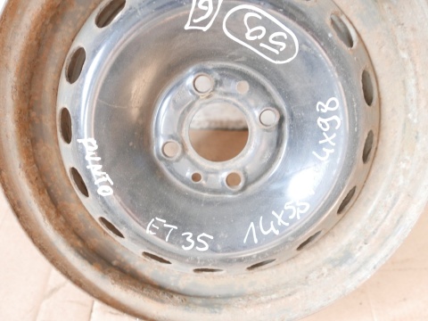 Felga stalowa 14 4x98 14x5,5 et35 FIAT PUNTO II 99-03