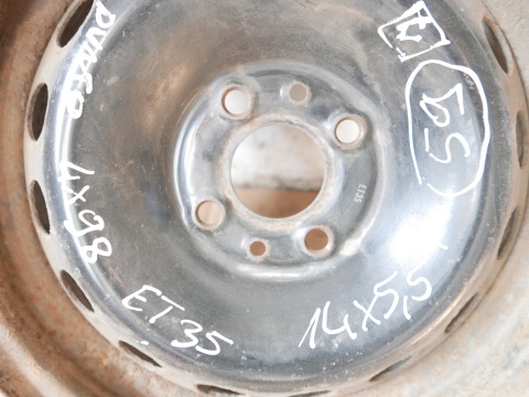 Felga stalowa 14 4x98 14x5,5 et35 FIAT PUNTO II 99-03