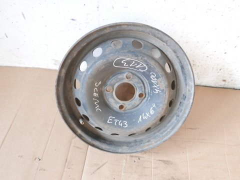 Felga stalowa 14 14X6 4x100 et43 RENAULT SCENIC I FL 99-03
