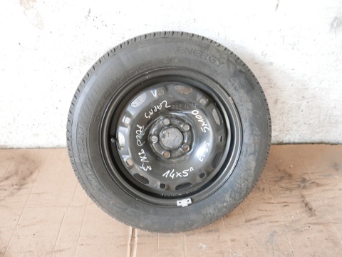 Koło zapasowe 14 14x5 5x100 et35 165/70r14 VW POLO IV 9N3 05-09
