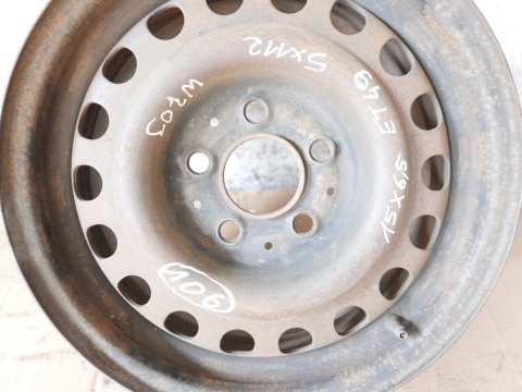Felga stalowa 15 15x7 5x112 et49 1244001202 MERCEDES W124 89-93