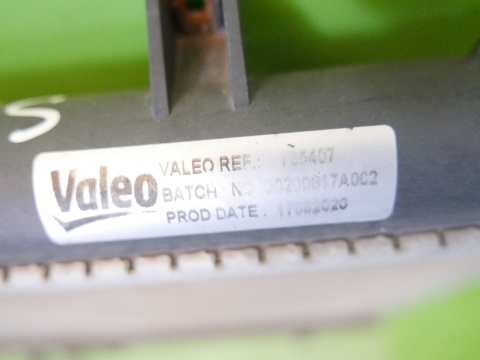 Chłodnica wody valeo 735407 SUZUKI SX4 I GY RW 1.6 SEDAN 06-09