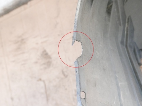 Nadkole lewe przód HONDA FRV FR-V I BE5 04-07