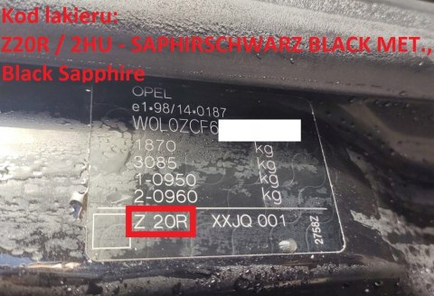 LISTWA DRZWIOWA LEWA PRZÓD Z20R OPEL VECTRA C 02- LISTWA DRZWIOWA LEWA PRZÓD Z20R OPEL VECTRA C 02-