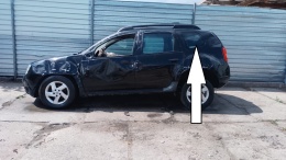 Szyba karoseryjna lewa tył mała DACIA DUSTER I HS 10-13