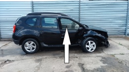 Szyba drzwiowa prawa przód DACIA DUSTER I HS 10-13