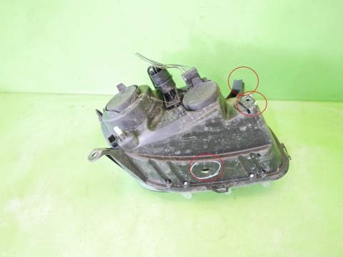 Reflektor lampa lewa przód 260600069R DACIA DUSTER I HS 10-13
