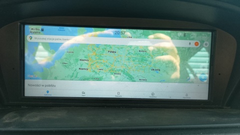 Radio ekran android D8080-02 e60 px6 4+32gb 9.0 ccc BMW E91 325d 04-08