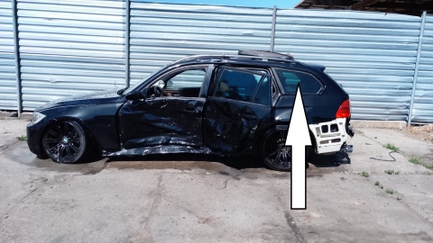 Szyba karoseryjna lewa tył as3 BMW E91 325d 5D KOMBI 04-08