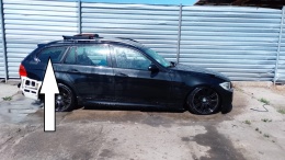 Szyba karoseryjna prawa tył as3 BMW E91 325d 5D KOMBI 04-08