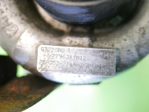 Turbosprężarka turbina 7796311M12 BMW E91 325d 3.0 D M57 04-08
