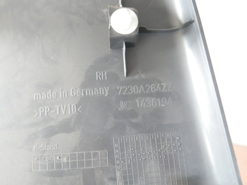 Boczek bagażnika prawy mocowanie półki MITSUBISHI COLT VI Z30 CZ5 HB 5D 04-