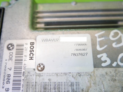 Komputer moduł sterownik silnika ecu 7806987 BMW E91 325d 3.0 D M57 306D3