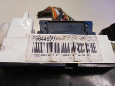 Panel sterowania nawiewem F664480V CITROEN C3 I PHII