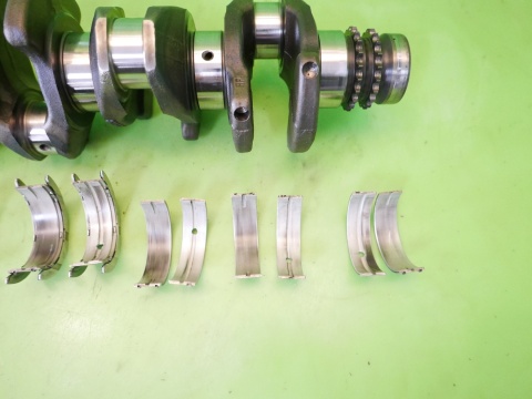 Wał korbowy + panewki 7792608 BMW E91 325d 3.0 D M57 M57N2 M57D30 306D3 04-