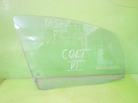 Szyba drzwiowa prawa przód duża MITSUBISHI COLT VI Z30 CZ5 HB 5D 04-08