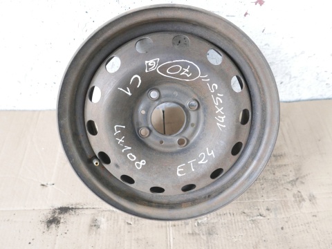 Felga stalowa 14 14x5,5 et24 4x108 CITROEN C2 I PHI 02-05