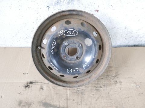 Felga stalowa 15 15X6 4x100 et43 RENAULT SCENIC I FL 99-03