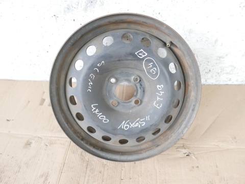 Felga stalowa 16 4x100 16x6,5 et49 RENAULT MEGANE II 02-06