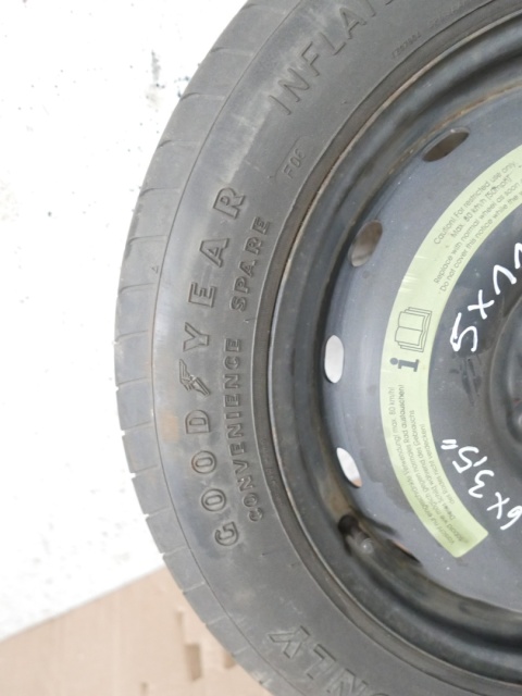 Koło dojazdowe 16 16x3,5 5x112 et32 T125/90R26 MERCEDES W169 A180 CDI 04-08