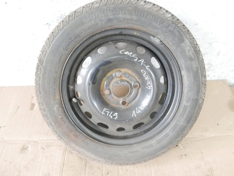 Koło zapasowe 14 4x100 14x5,5 et49 175/65r14 OPEL CORSA C