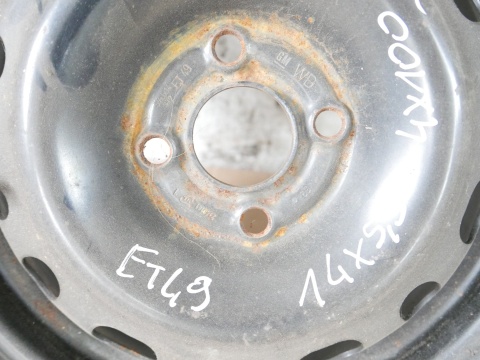 Koło zapasowe 14 4x100 14x5,5 et49 175/65r14 OPEL CORSA C
