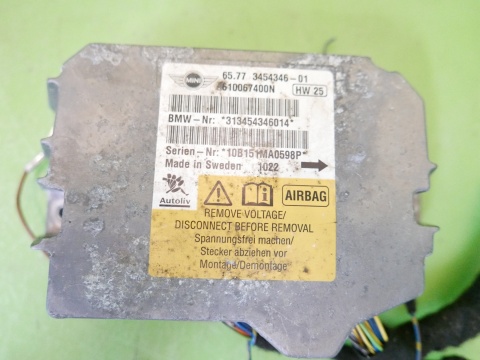 Moduł sensor airbag 65.77-3454346-01 MINI COOPER R56 1.6 06-10