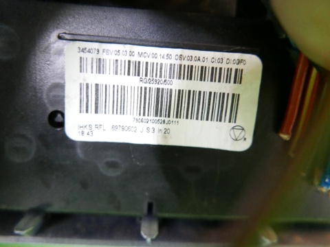 Panel sterowania nawiewem przełączniki szyb 3454079 MINI COOPER R56 06-10