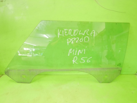 Szyba drzwiowa lewa przód MINI COOPER R56 HB 3D 06-10