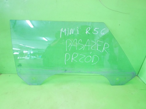 Szyba drzwiowa prawa przód MINI COOPER R56 HB 3D 06-10
