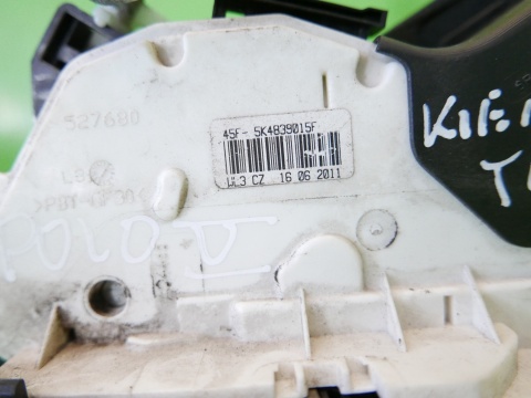 Zamek drzwi tył lewy 5K4839015F VW POLO 6R V 5D HB 09-14