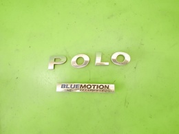 Logo emblemat znaczek napis tył POLO BLUEMOTION VW POLO 6R V 5D HB 09-14
