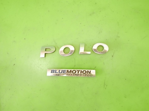 Logo emblemat znaczek napis tył POLO BLUEMOTION VW POLO 6R V 5D HB 09-14