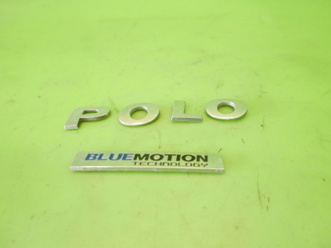 Logo emblemat znaczek napis tył POLO BLUEMOTION VW POLO 6R V 5D HB 09-14