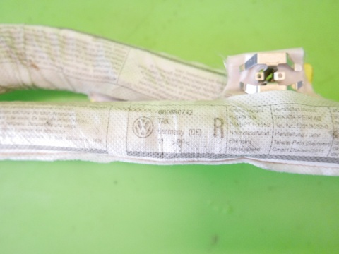 Poduszka powietrzna kurtyna prawa airbag 6R0880742 VW POLO 6R V 5D HB 09-14