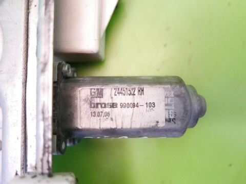 Podnośnik mechanizm szyby tył prawy 24451522 RH OPEL VECTRA C FL SEDAN 05-