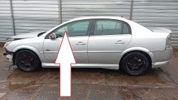 Szyba drzwi przód lewa OPEL VECTRA C FL SEDAN 1.8 16V 05-08