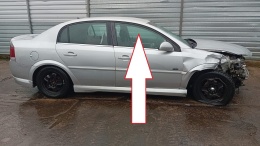 Szyba drzwi przód prawa OPEL VECTRA C FL SEDAN 1.8 16V 05-08