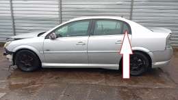 Szyba drzwi tylna tył lewa mała OPEL VECTRA C FL 1.8 16V SEDAN 05-08