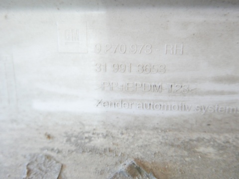 Listwa nakładka Zender na próg prawa 9270973 Z157 OPEL VECTRA C FL SEDAN 05-