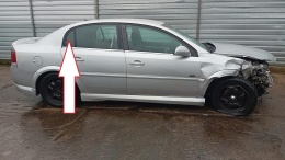 Szyba drzwi tylna tył prawa mała OPEL VECTRA C FL 1.8 16V SEDAN 05-08