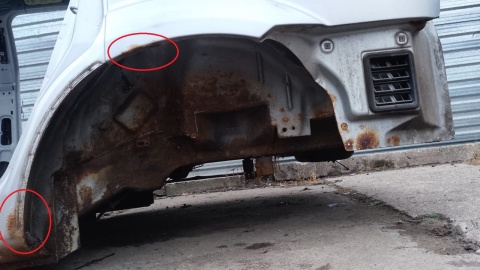 Błotnik lewy tył tylny poszycie PS2 FIAT FREEMONT I 11-15