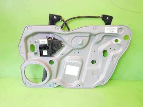 Mechanizm podnośnik szyby przód prawy 1T1837730AE VW TOURAN I 1T