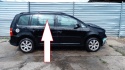 Szyba drzwi tył tylna prawa duża VW TOURAN I 1T 03-06